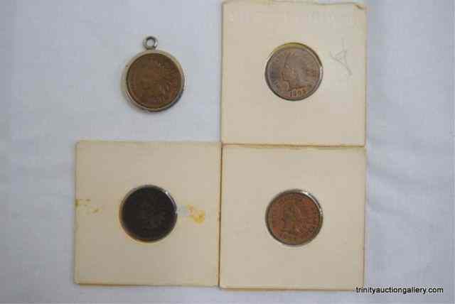 Appraisal: Indian Head Wheat Back Penny Coinsincludes the following set in