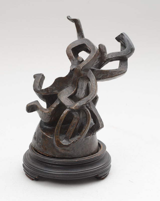 Appraisal: ANDR BEAUDIN - LES TUILERIES Bronze incised with initials 'AB'