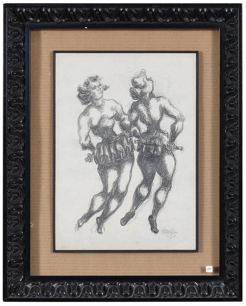 Appraisal: Chaim Gross Ukranian America - Two Dancers signed lower right