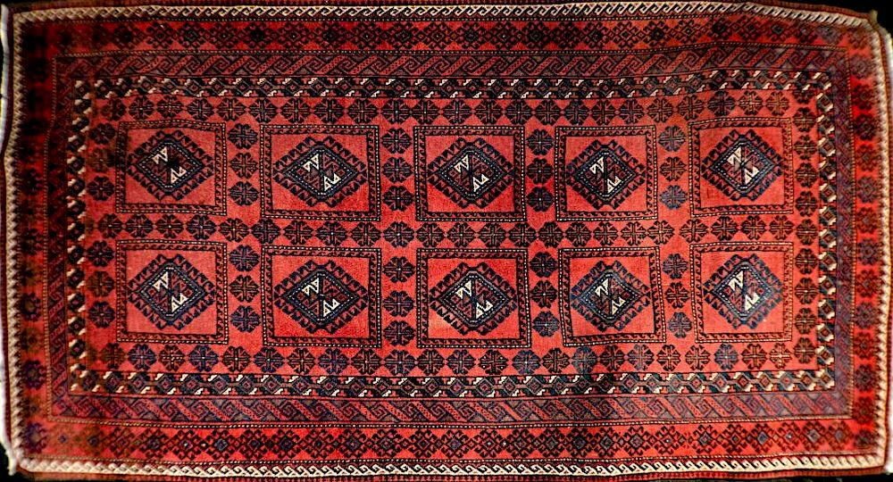 Appraisal: Antique Estate Fresh Handmade Oriental Rug Antique Estate Fresh Handmade