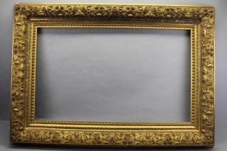 Appraisal: Fine Gilt Carved Barbizon Style Antique Frame Fine Gilt Carved