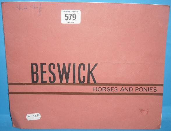 Appraisal: Original Beswick 's Horses And Ponies Colour Brochure