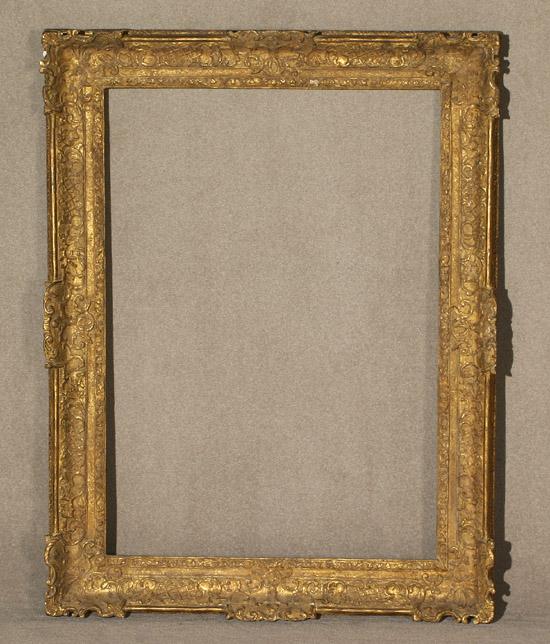 Appraisal: George III Style Giltwood Frame th Century Sight size -