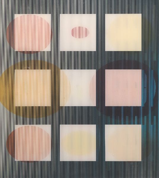 Appraisal: YAACOV AGAM ISRAELI B x sight size Triple Rhythm Agamograph