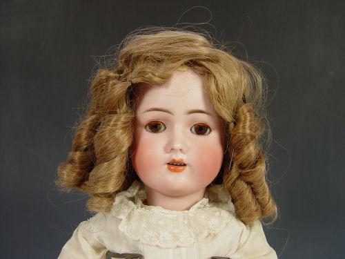 Appraisal: '' ANTIQUE SIMON HALBIG BISQUE HEAD DOLL Bisque head marked