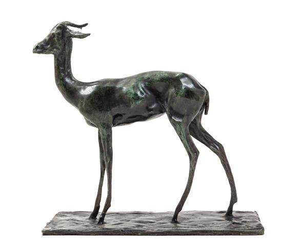 Appraisal: Sale Lot An Italian Bronze Figure after Rembrandt Bugatti -