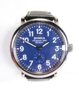 Appraisal: Description A Shinola Detroit Argointe- wristwatch The Runwell mm stainless