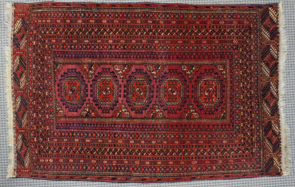 Appraisal: SARYK TURKOMAN RUG FT IN X FT INSaryk Turkoman Rug