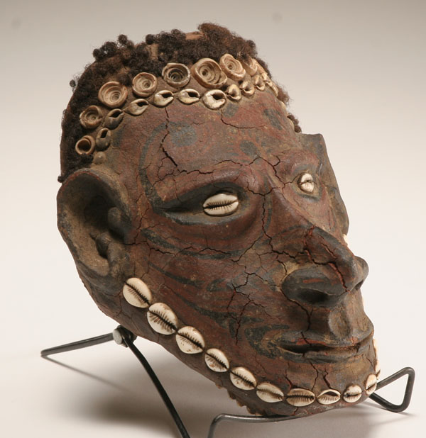 Appraisal: Oceanic over-molded skull Papua New Guinea Middle Sepik River style