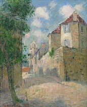 Appraisal: Gustave Loiseau French - Rue Delacour a Pointoise or La