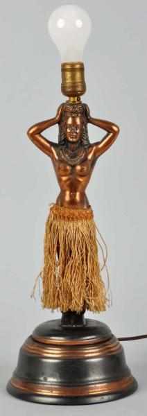 Appraisal: Hula Girl Lamp Produced in the s Very rare and