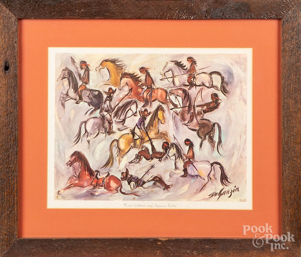 Appraisal: Group of miscellaneous lithographs Exclusive on Bidsquare Group of miscellaneous