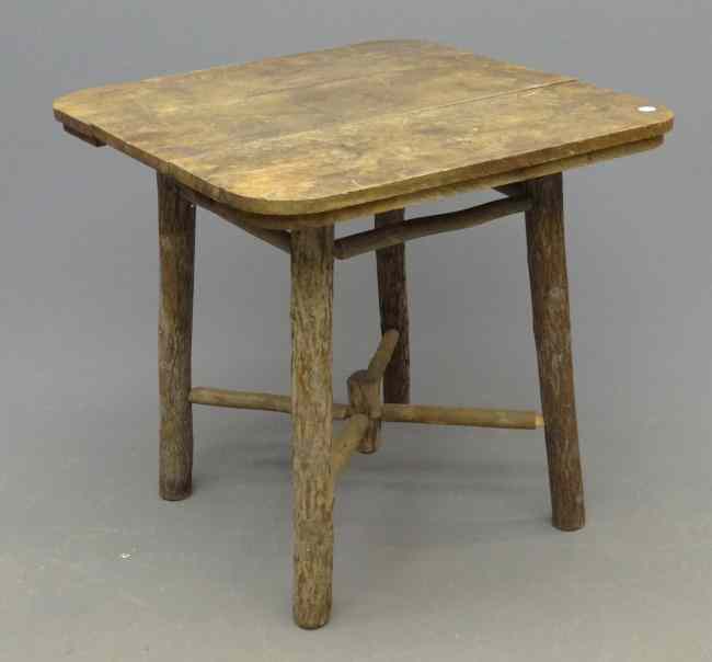 Appraisal: Early Adirondack table Top '' x '' '' Ht