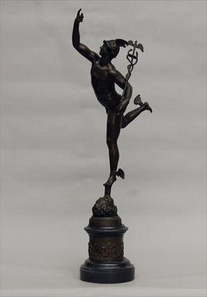 Appraisal: Bronze Figure of Mercury