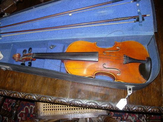 Appraisal: A VIOLIN marked with paper label Matthias Hoffman and two