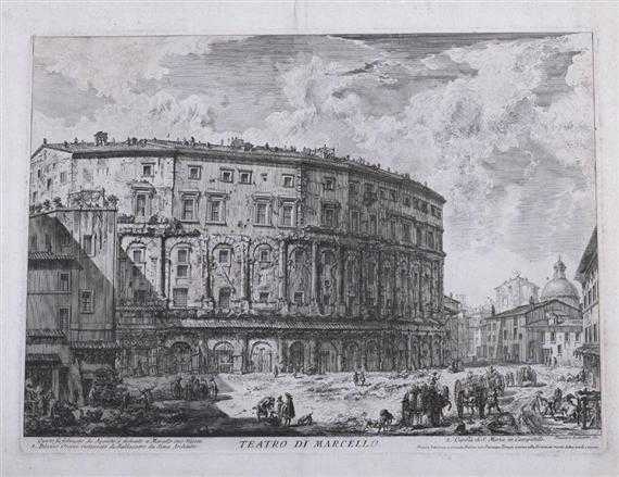 Appraisal: PIRANESI GIOVANNI BATISTA Mogliano - Rome Teatro di Marcello From