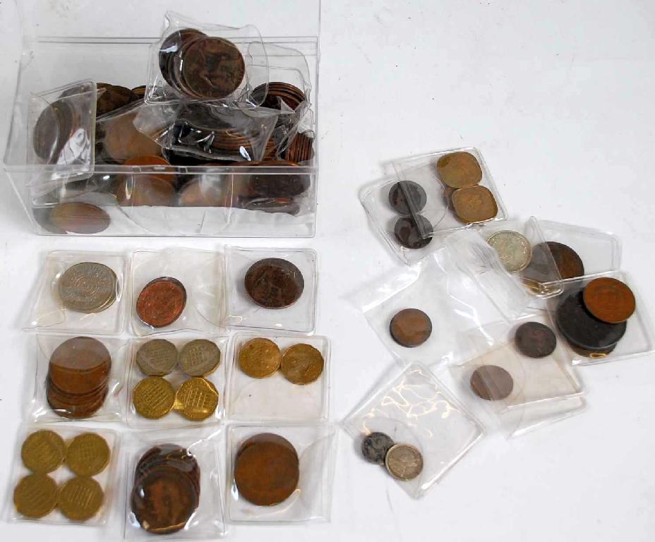 Appraisal: COLLECTION OF MAINLY EDWARD VII AND LATER COPPER COINS some