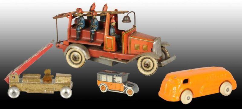 Appraisal: Lot of Miscellaneous Transportation Toys Description Includes small yellow cab