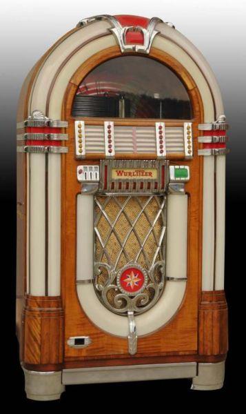 Appraisal: Wurlitzer -RPM Jukebox Description Working Bubblers lights and revolving unit