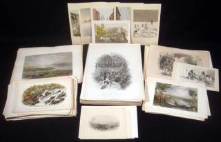 Appraisal: Pcs Cityscapes Panoramas ANTIQUE LITHOGRAPHS DEPICTING UNITED STATES NORTH AMERICA