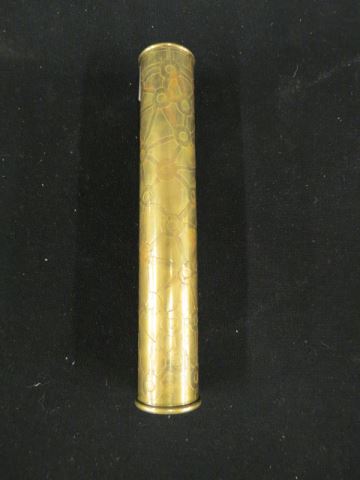 Appraisal: Brass Kaliedeoscopeengraved stick ball design excellent