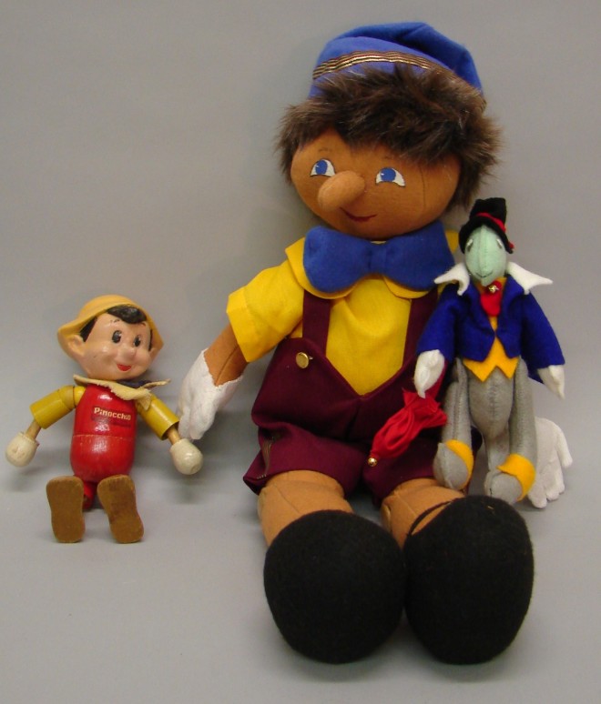 Appraisal: Lot Pair of felt dolls designed by Kids of Kloth