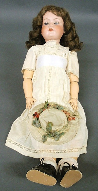 Appraisal: Armand Marseille German bisque head doll A M with jointed