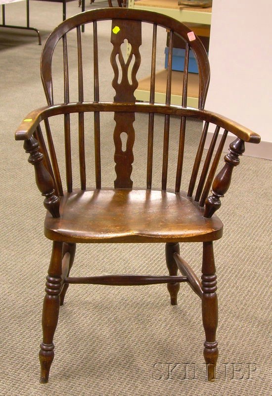 Appraisal: Windsor Elmwood Armchair