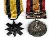 Appraisal: ANGLO-ASHANTI WAR - PAIR regimentally named Ashanti Star and Queen's