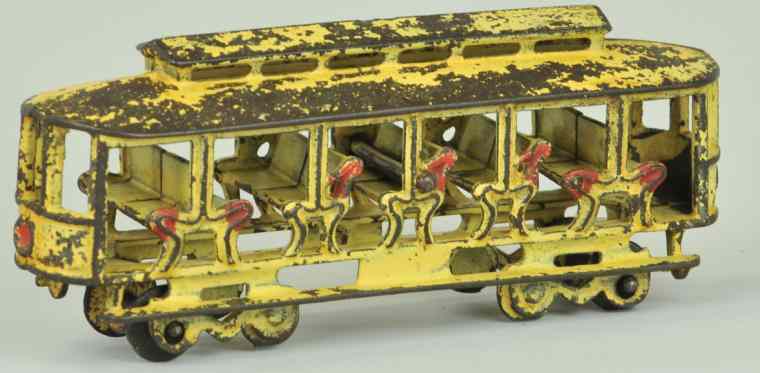 Appraisal: KENTON TROLLEY Kenton scarce example cast iron painted in white