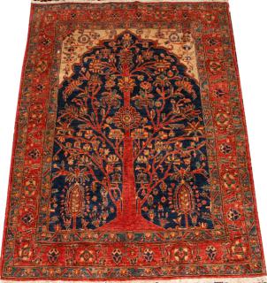 Appraisal: TURKISH ORIENTAL WOOL PRAYER RUG TURKISH ORIENTAL WOOL PRAYER RUG