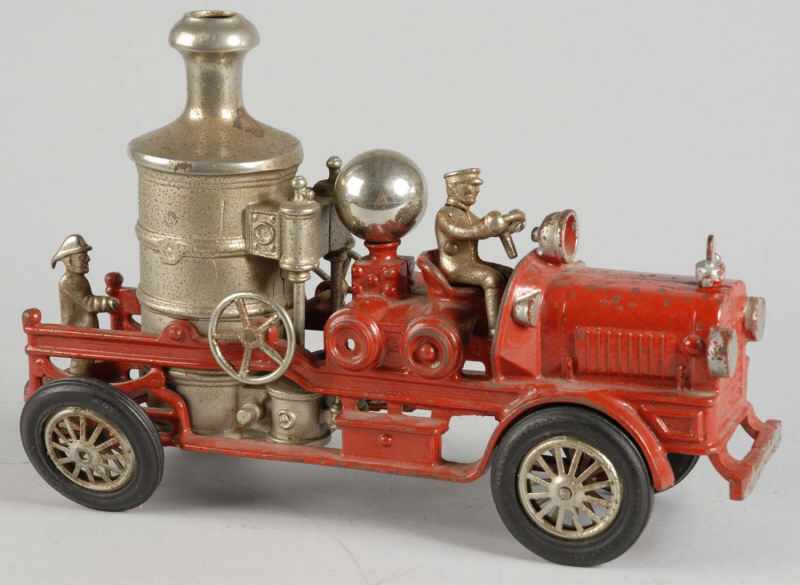 Appraisal: Cast Iron Hubley Fire Pumper Toy Description Black rubber tires