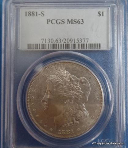 Appraisal: -S Morgan MS Silver Dollar CoinGraded and Capsulated by PCGS