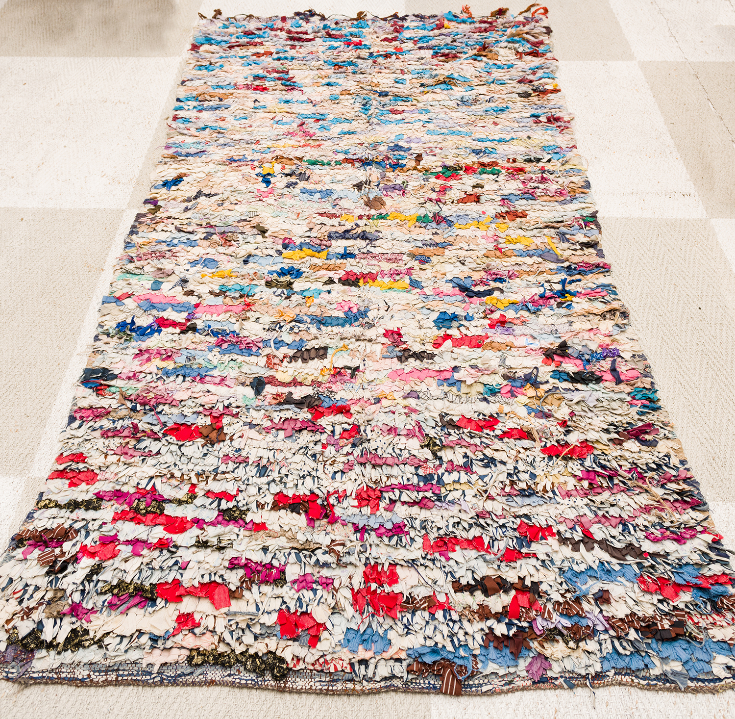 Appraisal: A COLOURED BOUCHEROUITE RUG x cm