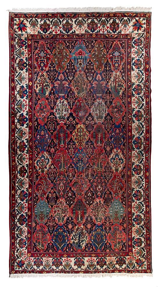 Appraisal: A Bakhtiari Rug feet inches x feet inches A Bakhtiari