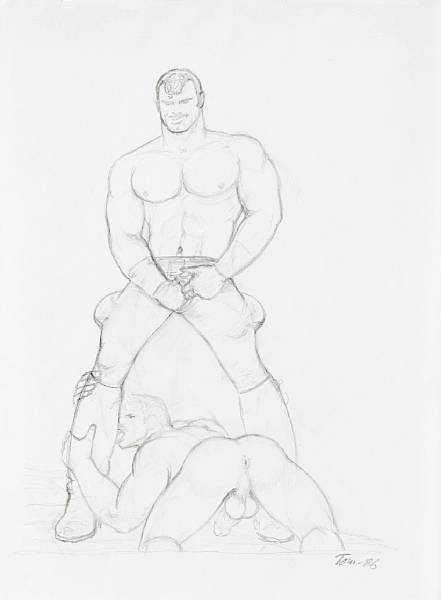 Appraisal: Tom of Finland Finnish - Study from Postal Rape signed