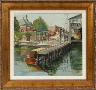 Appraisal: ROBERT ROADSTRUM OIL ON CANVAS C ROBERT ROADSTRUM AMERICAN -