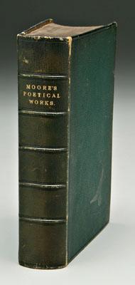 Appraisal: fore edge painted book The Poetical Works of Thomas Moore