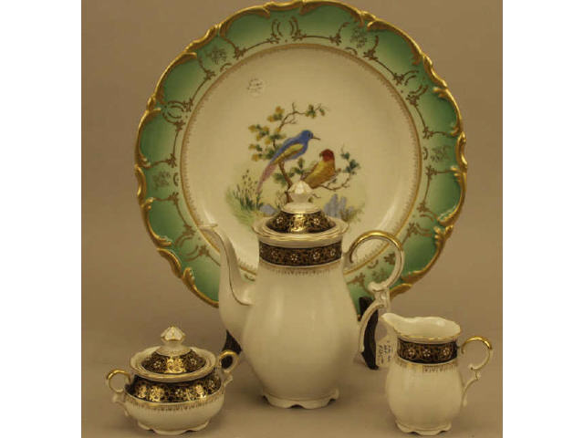 Appraisal: Bavaria piece tea set marked Mitlerteich US zone Germany in