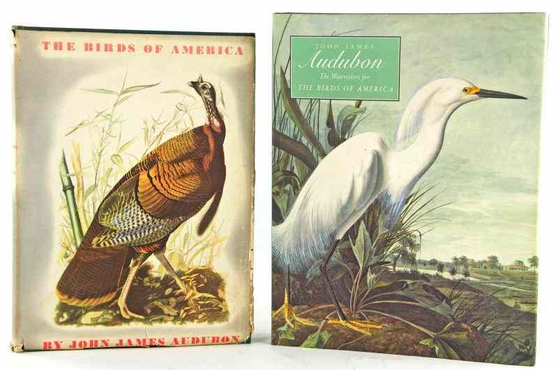 Appraisal: Two Audubon Bird Booksto include Reprint of THE BIRDS OF