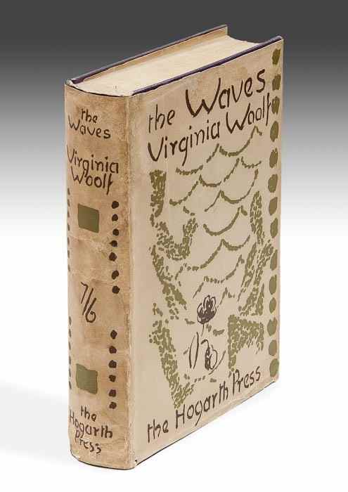 Appraisal: Woolf Virginia The Waves first edition remains of bookplate to