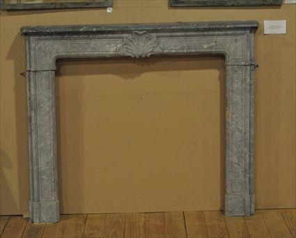 Appraisal: MARBLE CHIMNEYPIECE x x in with a x in opening