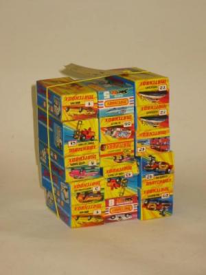 Appraisal: Fifteen Matchbox Superfast and similar models boxed E