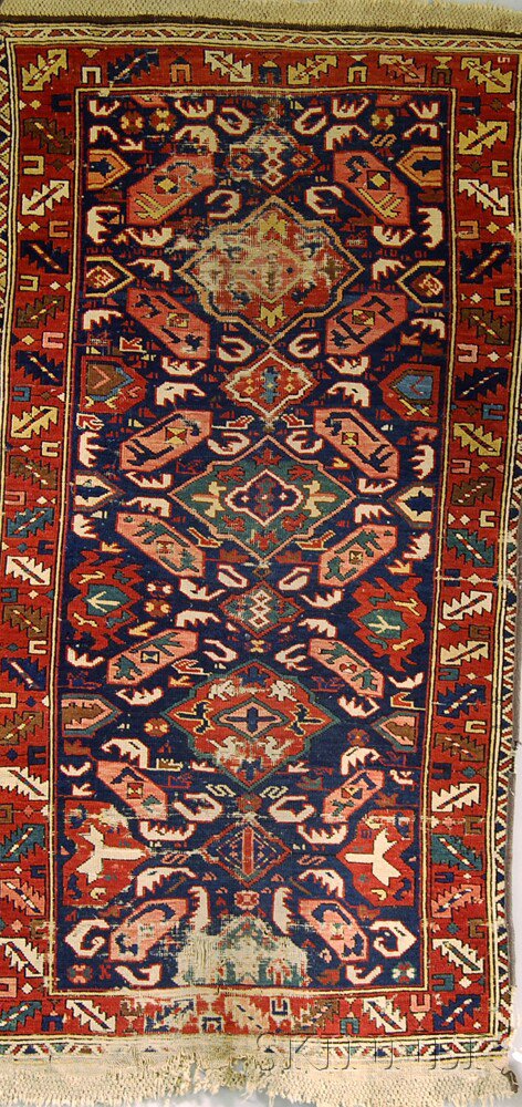 Appraisal: Kuba Rug Northeast Caucasus late th century wear reovercast ft