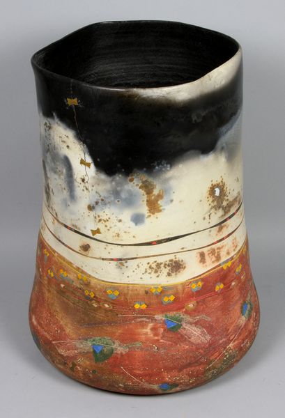 Appraisal: th Century earthenware vase by Bennett Bean American b glazed