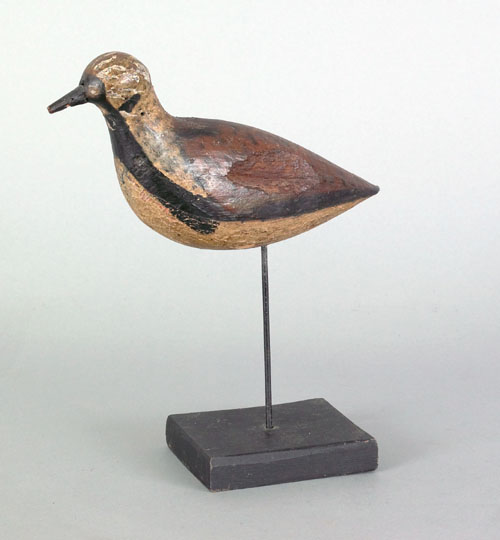 Appraisal: Ruddy turnstone shore bird decoy early th c probably New