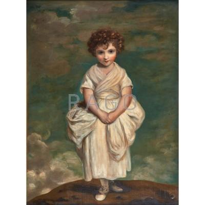 Appraisal: CONTINENTAL PORTRAIT OF A YOUNG GIRL Condition Report