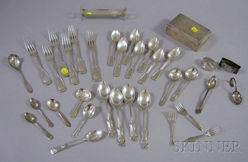 Appraisal: Approximately Thirty-five Pieces of Silver Flatware and Other Decorative Items