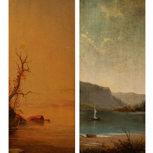 Appraisal: Hudson River School Late th Century Landscapes Summer and Fall