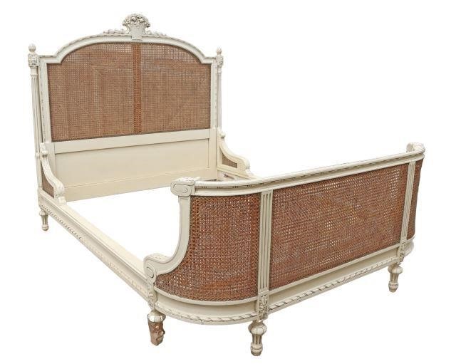 Appraisal: French Louis XVI style painted bed early th c having